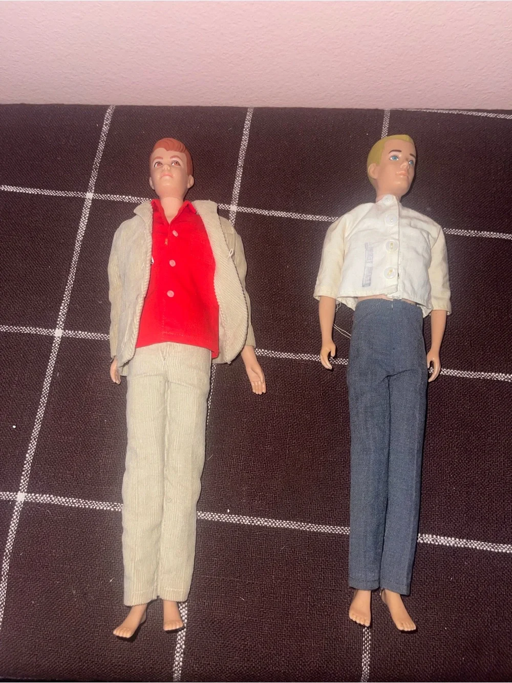 Vintage Mattel 1963 Barbie and Midge Doll Case with Dolls and Outfits